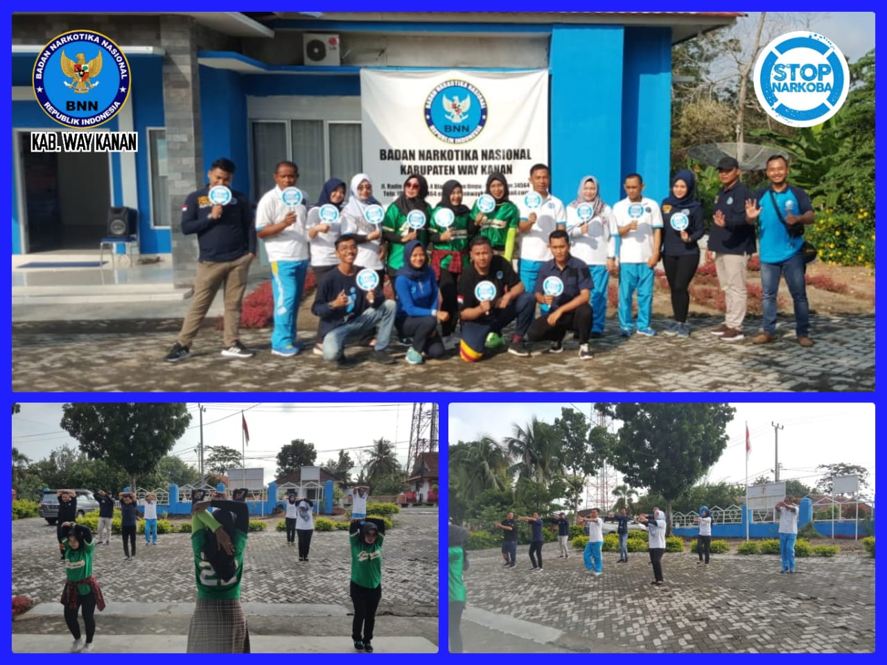 Apel Pagi dan Senam Bersama Di Lingkungan Pegawai BNN Kabupaten Way Kanan Apel Pagi dan Senam Bersama Di Lingkungan Pegawai BNN Kabupaten Way Kanan