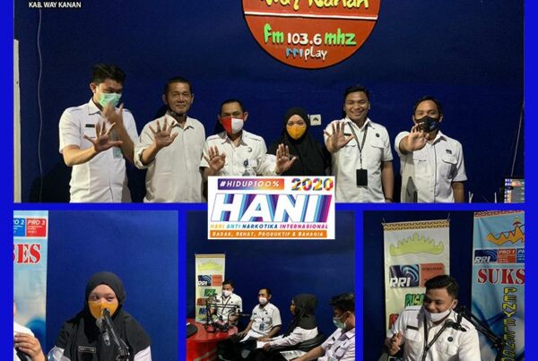 Diseminasi Informasi (KIE) Melalui Talkshow Interaktif Dalam Rangka Pra Hani Tahun 2020 Di RRI Way Kanan