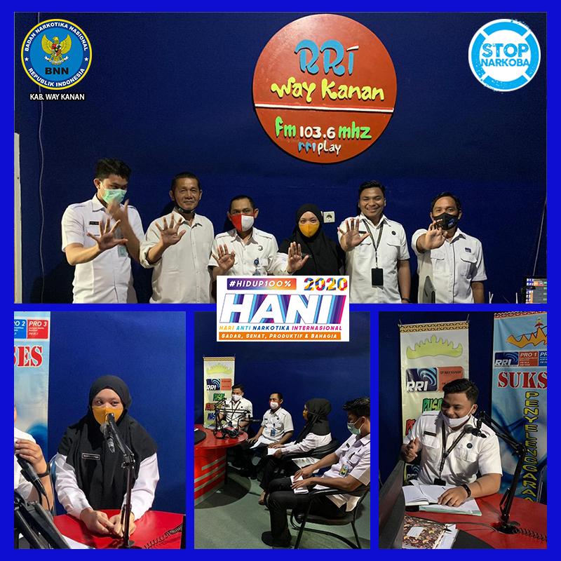 Diseminasi Informasi (KIE) Melalui Talkshow Interaktif Dalam Rangka Pra Hani Tahun 2020 Di RRI Way Kanan Diseminasi Informasi (KIE) Melalui Talkshow Interaktif Dalam Rangka Pra Hani Tahun 2020 Di RRI Way Kanan