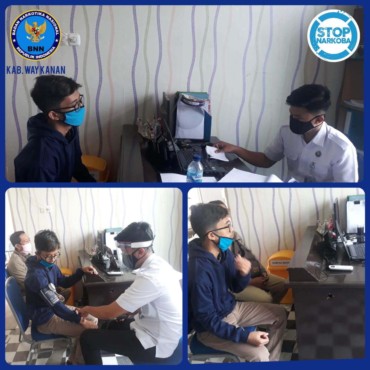 Kegiatan Pelayanan Klinik Pratama BNN Kabupaten Way Kanan Penerbitan Surat Keterangan Hasil Pemeriksaan Narkotika Kegiatan Pelayanan Klinik Pratama BNN Kabupaten Way Kanan Penerbitan Surat Keterangan Hasil Pemeriksaan Narkotika