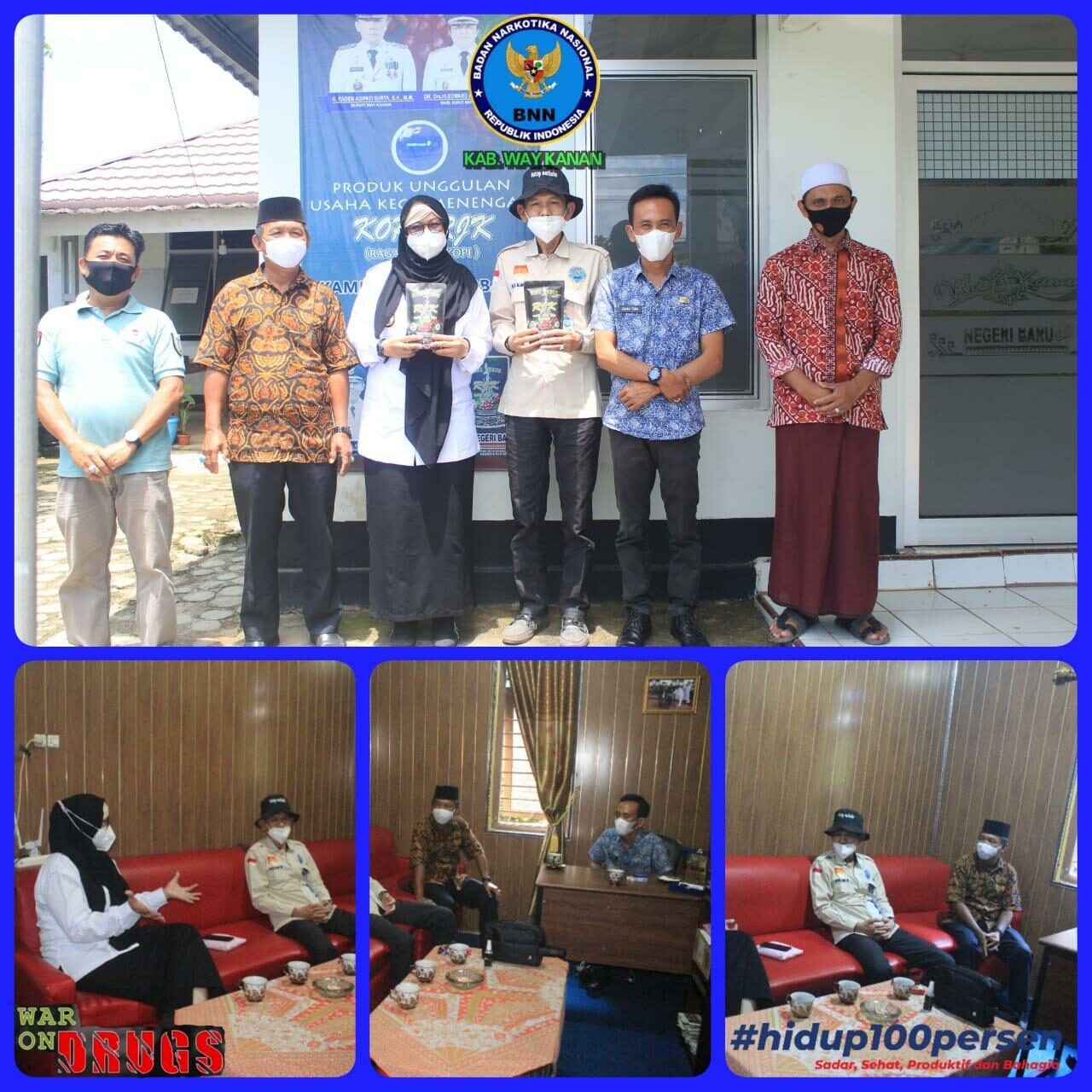 Kunjungan BNN Provinsi Lampung Ke Desa Rawan Narkoba Kampung Negeri Baru Kabupaten Way Kanan Kunjungan BNN Provinsi Lampung Ke Desa Rawan Narkoba Kampung Negeri Baru Kabupaten Way Kanan