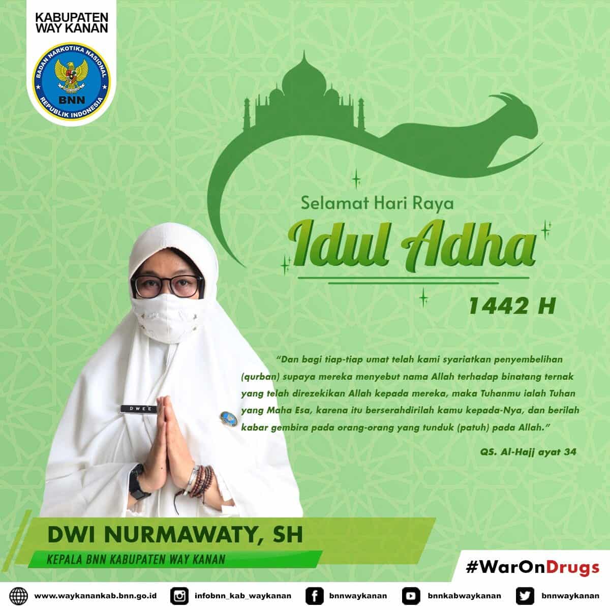 SELAMAT HARI RAYA IDUL ADHA 1442 H Konsep Otomatis