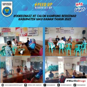 KOORDINASI KE CALON KAMPUNG BERSINAR KABUPATEN WAY KANAN TAHUN 2023 KOORDINASI KE CALON KAMPUNG BERSINAR KABUPATEN WAY KANAN TAHUN 2023